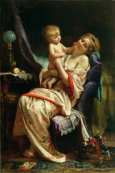 Maternidad, 1873 de Leon Bazile Perrault